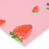 Rode aardbeien Patroonroze Partij Tafelkleed (Gekanteld)