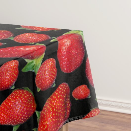 Rode aardbeien, tafelkleed (Voorbeeld)