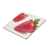 Rode aardbeien tegeltje (Zijkant)