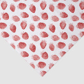 Rode Aardbeien Verjaardag Tissuepapier (Detail)