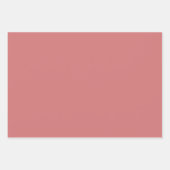 Rode aarde en witte Abstractie Inpakpapier Vel (Voorkant 2)