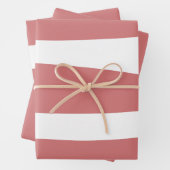 Rode aarde en witte Abstractie Inpakpapier Vel (In situ)