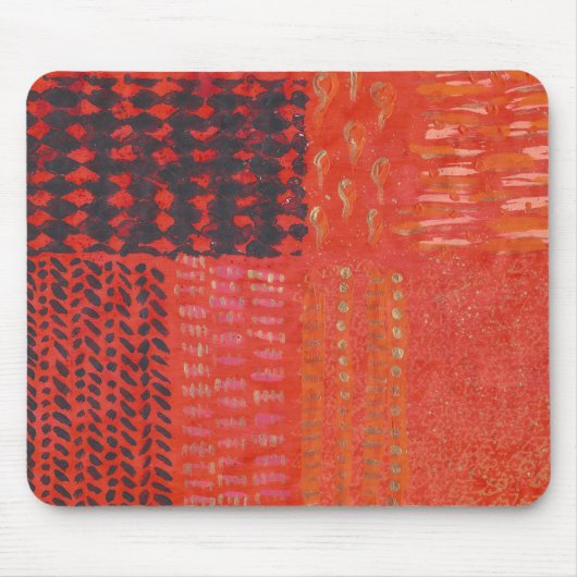Rode Abstract Muismat (Voorkant)