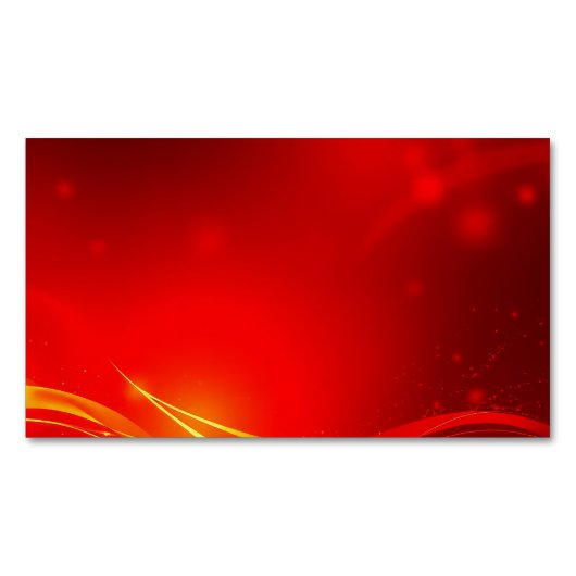 rode abstracte achtergrond magnetisch visitekaartje (Voorkant)