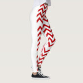 Rode abstracte gordel leggings (Rechts)