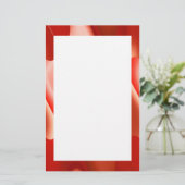rode abstracte grens briefpapier (Staand voorkant)