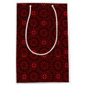 Rode Abstracte Medium Cadeauzakje (Voorkant)