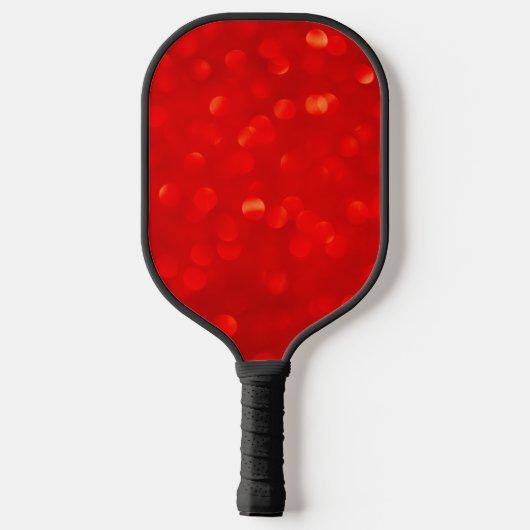 Rode Abstracte monogram Pickleball Paddles (Achterkant)