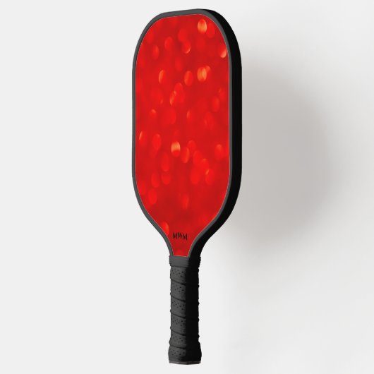 Rode Abstracte monogram Pickleball Paddles (Links)
