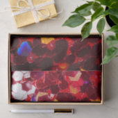 Rode abstracte mozaïekglanzend glitterpatroon tissuepapier (Geschenk)