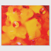 Rode abstractie cadeaupapier (Vlak)
