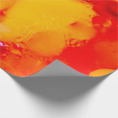 Rode abstractie cadeaupapier (Hoek)