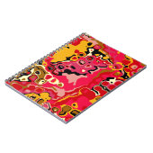 Rode ABSTRACTIE - Mozaïek Notitieboek (Linkerzijde)