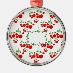 rode accessoires LeahG Metalen Ornament