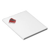 Rode Accordeon Notitieblok (Schuin)
