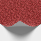 Rode achtergrond cadeaupapier (Hoek)