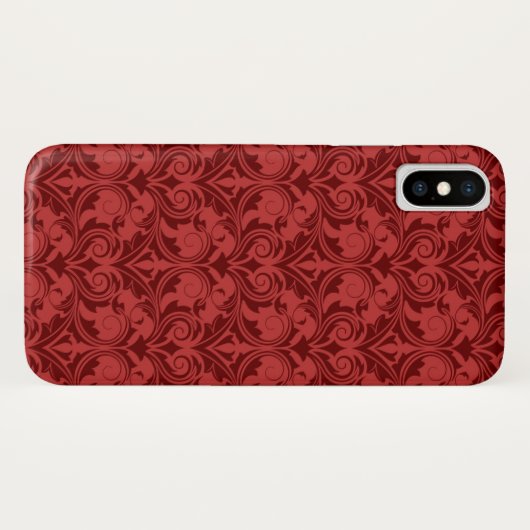 Rode achtergrond Case-Mate iPhone case (Achterkant (horizontaal))