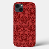 Rode achtergrond Case-Mate iPhone case (Achterkant)
