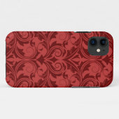 Rode achtergrond Case-Mate iPhone case (Achterkant (horizontaal))