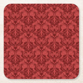 Rode achtergrond kartonnen onderzetters (Voorkant)