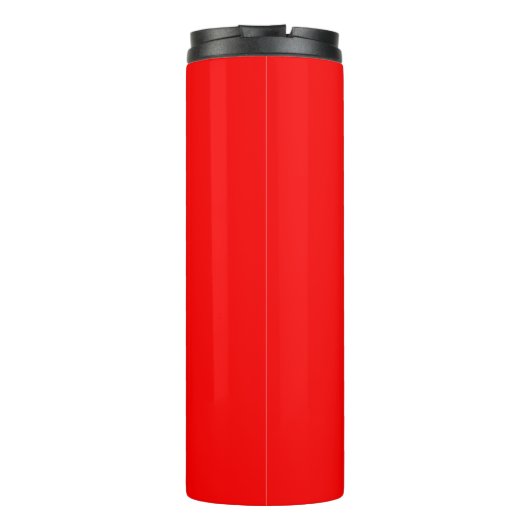 rode achtergrond liefde bruiloft hart thermosbeker (Achterkant)