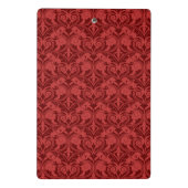 Rode achtergrond mini klembord (Achterkant)