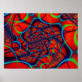 Rode achtergrond poster (Voorkant)