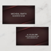 Rode achtergrond rood gloed Abstract Visitekaartje (Voorkant / Achterkant)