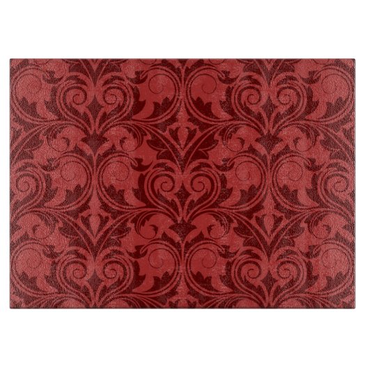 Rode achtergrond snijplank (Voorkant)