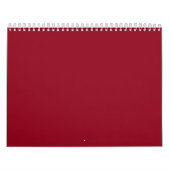 Rode achtergronden op een agenda kalender (Hoes)