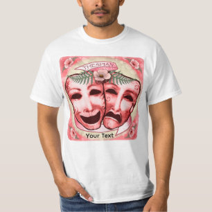 Rode Acteursmaskers T-shirt