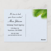 Rode Adirondack Stoel op een Dock Briefkaart (Achterkant)