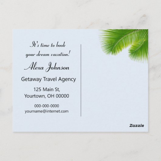 Rode Adirondack Stoel op een Dock Briefkaart (Achterkant)