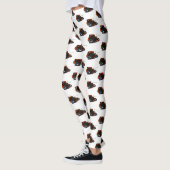 Rode Admiraal Vlinder Patroon Legging (Links)