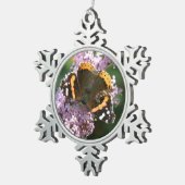 Rode Admiraalvlinder en Buddleia Ornament (Rechts)