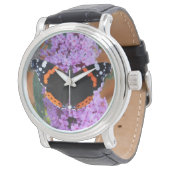 Rode Admiraalvlinder Waarneming Horloge (Gekanteld)