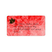  rode Adresetiketten Etiket (Voorkant)