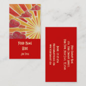 Rode afbeelding voor de Sunset-business card Visitekaartje (Voorkant / Achterkant)