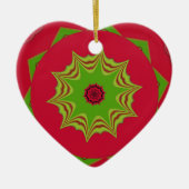 Rode Afrikaanse etnische stammen Keramisch Ornament (Voorkant)