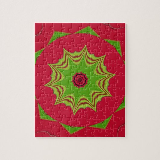 Rode Afrikaanse etnische stammen Legpuzzel (Verticaal)