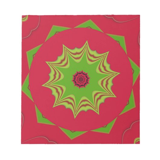 Rode Afrikaanse etnische stammen Notitieblok (Voorkant)