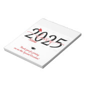 Rode Afstuderen Snoep Bar Wraps Party Favoriet Notitieblok (Linkerzijde)