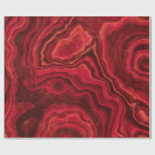 Rode-agaatmarmer Cadeaupapier (Vlak)