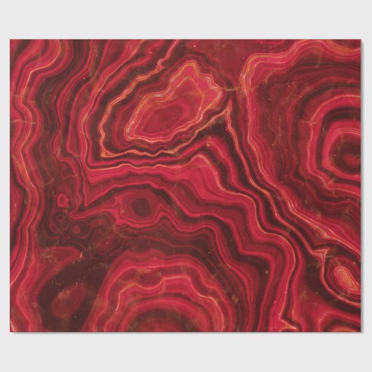 Rode-agaatmarmer Cadeaupapier (Vlak)