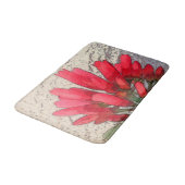 Rode Agave Bloemen Badmat (Gekanteld)