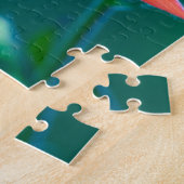 Rode Akelei Legpuzzel (Zijkant)