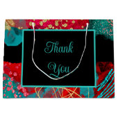 Rode Alcohol Ink Sweet 16 Groot Cadeauzakje (Voorkant)