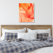 Rode alcohol inkt canvas afdruk (Insitu (Slaapkamer))