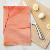 Rode alcohol inkt theedoek (Quarter Fold)