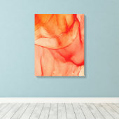 Rode alcoholinkt canvas afdruk (Insitu (Houten vloer))